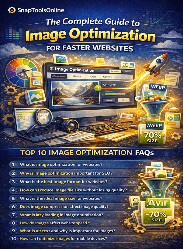 The Complete Guide to Image Optimization for Faster Websites in 2026