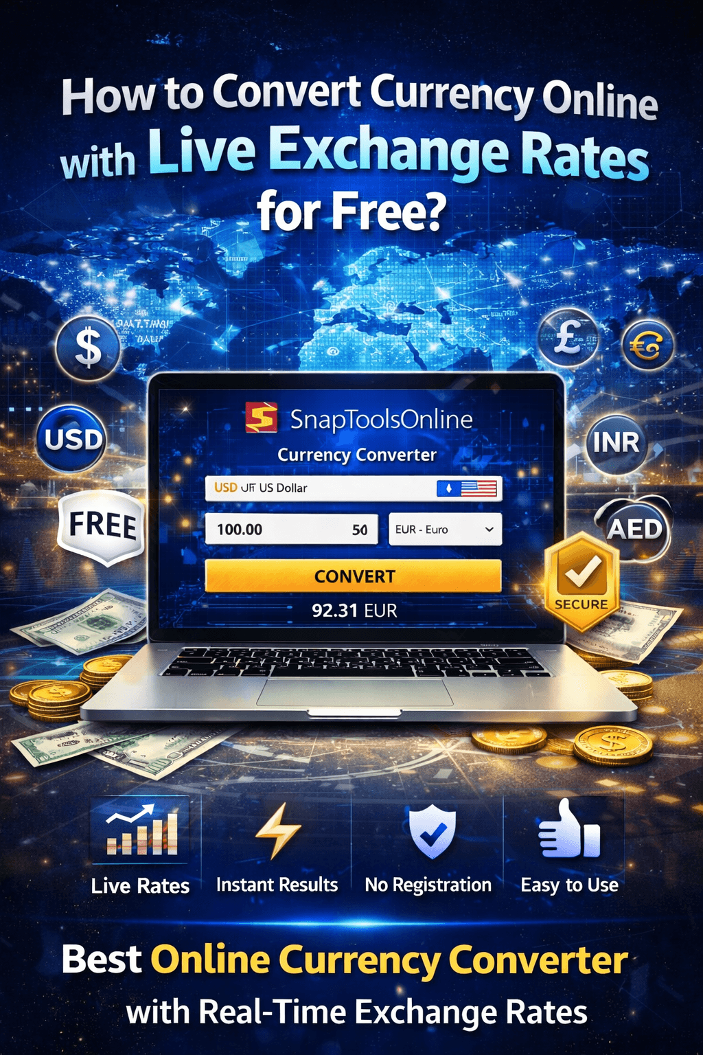 How to Convert Currency Online with Live Exchange Rates for Free?