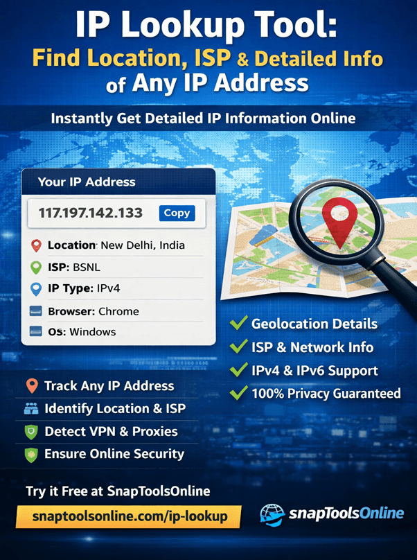 IP Lookup Tool: Instantly Find Location, ISP & Detailed IP Information Online